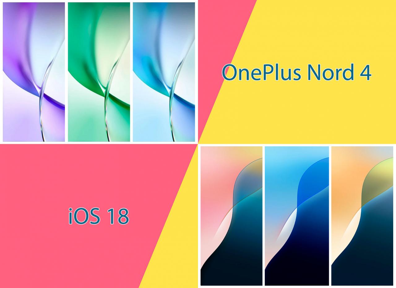 Обои из iOS 18 и со смартфона OnePlus Nord 4 уже можно скачать